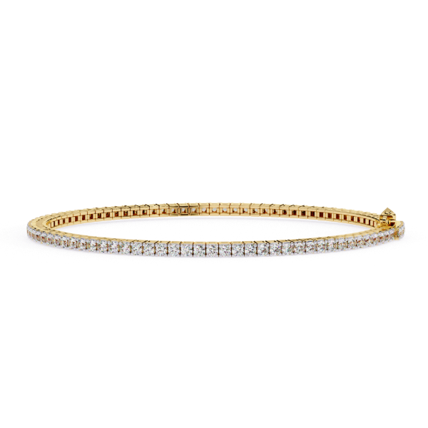 Picture of 1.90 Carat Elegant Tennis labgrown Diamond Bracelet.