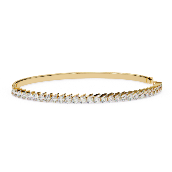 Picture of 4 Carat Pear Shaped The Classic Diamond Bracelet.