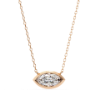Picture of 70 cent solitaire Marquise Cut Bezel Pendant(Without Chain)
