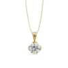 Picture of 2 carat Round Cut Lab Grown Diamond Solitaire Pendant(Without Chain)