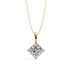 Picture of 2.8 carat Princess Cut Lab Grown Diamond solitaire Pendant (without chain)