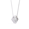 Picture of 2 Carat Princess Cut Bezel Pendant (Without Chain)