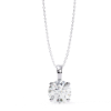 Picture of 3 carat Round Cut solitaire Pendant (without chain)