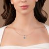 Picture of 2 Carat Round Cut Solitaire Eight Prong Pendant (Without Chain)