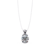 Picture of 2.20 carat solitaire Round Cut Lab Grown Diamond Half Bezel Pendant (Without Chain)