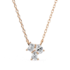 Picture of 92 cent Pendant With a Cluster Of Three Different Diamond Cuts (Without Chain)