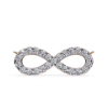 Picture of 0.30 Carat Round Cut Infinity Sign Pendant (Without Chain)