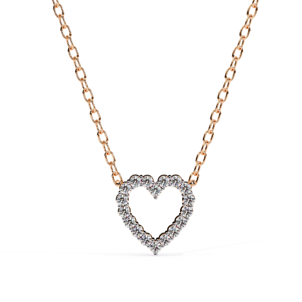 Picture of Mini labgrown Heart Pendant (Without Chain)