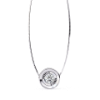 Picture of Bezel Round Cut Solitaire Pendant (Without Chain)