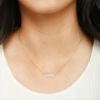 Picture of Cushion And Round Lab Grown Diamond Pendant (WitH Chain)