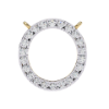 Picture of Round Cut Lab Grown Diamond Pendant (Without Chain)