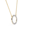Picture of Round Cut Lab Grown Diamond Pendant (Without Chain)