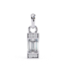 Picture of Elegant 1.02carat solitaire Emerald Cut Pendant (without chain)