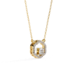 Picture of Round Cut Beautiful Floral Halo Pendant (without chain)