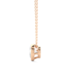 Picture of 1.10 carat round solitaire bezzel setting pendant