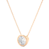 Picture of 1.10 carat round solitaire bezzel setting pendant