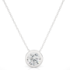 Picture of 1.10 carat round solitaire bezzel setting pendant