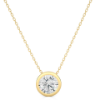 Picture of 1.10 carat round solitaire bezzel setting pendant