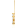 Picture of 0.84 Carat Round Cut Three Stone Pendant (Without Chain)