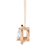 Picture of 65 Cent Solitaire Pear Shaped Halo Labgrown Diamond Pendant (Without Chain)