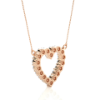 Picture of 50 Cent Heart Shaped Diamond Pendant (Without Chain)