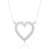 Picture of 50 Cent Heart Shaped Diamond Pendant (Without Chain)