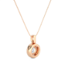 Picture of 1.30 Carat Solitaire Pendant, Encircled By Sparkling Halos.(Without Chain) (1.50 CTW Diamonds)