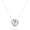 Picture of Round Diamond Pendant in a Bezel Setting (Without Chain)