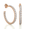 Picture of Elevate your style with stunning 0.90 carat Labgrown diamond hoops.
