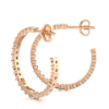 Picture of Elevate your style with stunning 0.90 carat Labgrown diamond hoops.