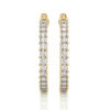 Picture of Elevate your style with stunning 0.90 carat Labgrown diamond hoops.