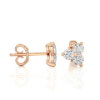 Picture of Sparkle subtly with 50 Cent round diamond studs – timeless elegance.