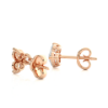 Picture of Sparkle subtly with 50 Cent round diamond studs – timeless elegance.