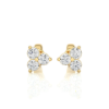 Picture of Sparkle subtly with 50 Cent round diamond studs – timeless elegance.