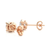 Picture of Classic and versatile: 0.95 carat round diamond studs for your daily style.