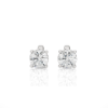 Picture of Classic and versatile: 0.95 carat round diamond studs for your daily style.