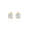 Picture of Classic and versatile: 0.95 carat round diamond studs for your daily style.