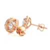 Picture of The perfect halo of glamour with 1 carat round diamond studs