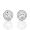 Picture of The perfect halo of glamour with 1 carat round diamond studs