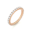Picture of 1.04 Carat Round Cut Band in Full Eternity With Pave.