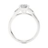 Picture of 1.68 carat Round with baguette Cut labgrown diamond Beautiful Ring.