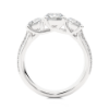 Picture of 2.15 Carat Three Stone Lab Grown Diamond Ring.