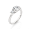 Picture of  1.40 Carat Round Cut Lab Grown Diamond Ring.