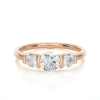 Picture of A Simple But Elegant 1 Carat lab grown Diamond Ring.