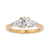 Picture of 1.10 Carat Solitaire with side pear cut Ring