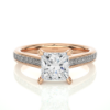 Picture of 1.50 Carat solitaire Princess Cut Diamond Ring