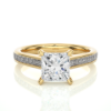 Picture of 1.50 Carat solitaire Princess Cut Diamond Ring