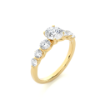 Picture of 1.45 Carat Total Round Cut Lab Grown Diamond Ring.