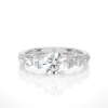 Picture of 1.45 Carat Total Round Cut Lab Grown Diamond Ring.