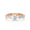 Picture of 1.45 Carat Total Round Cut Lab Grown Diamond Ring.